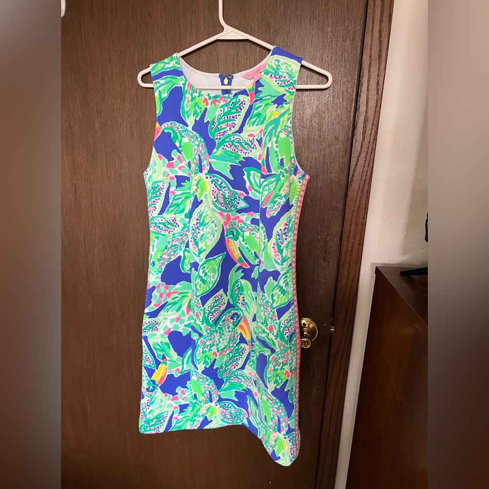 Lilly Pulitzer Sleeveless Dress in Blue, Green & Pink